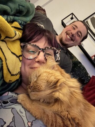 December 2023 Adopted one old grumpy cat.